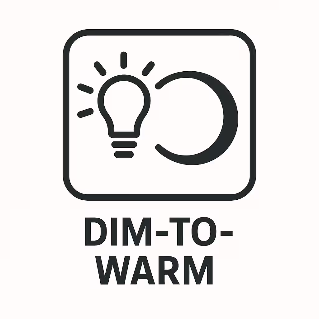 Dim to warm