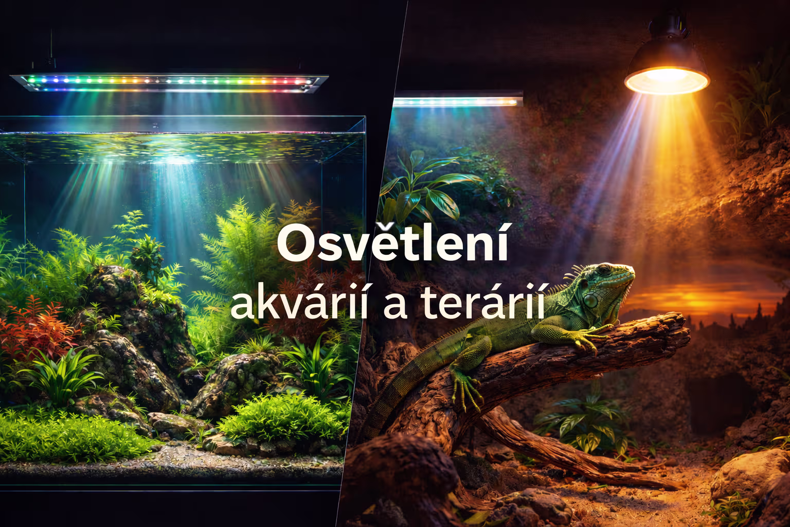 Osvětlení akvárií a terárií