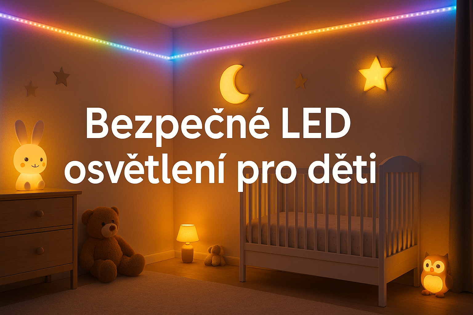 Bezpečné LED osvětlení pro děti