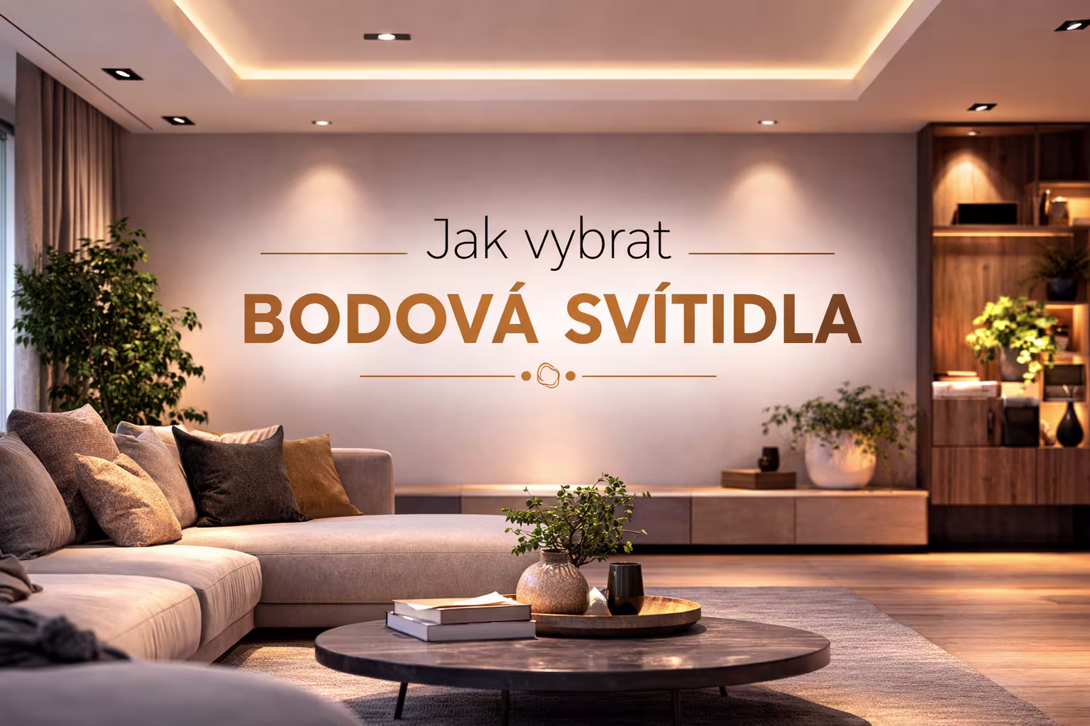 Jak vybrat bodová svítidla do interiéru
