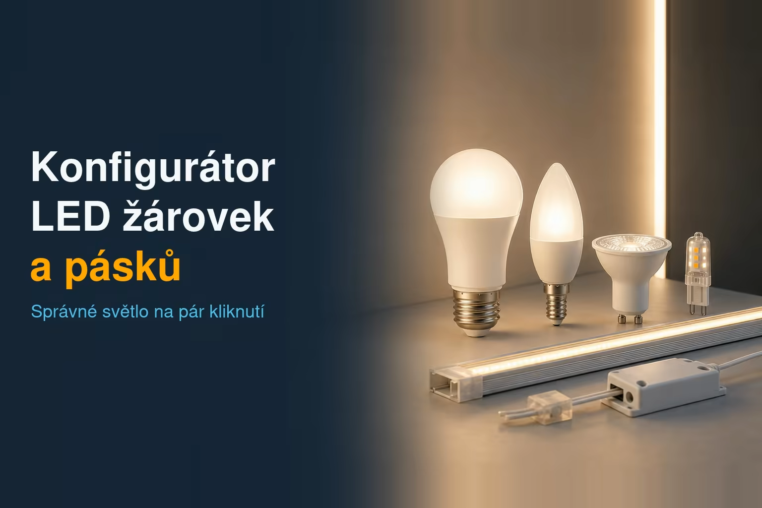 Konfigurátor LED žárovek a pásků