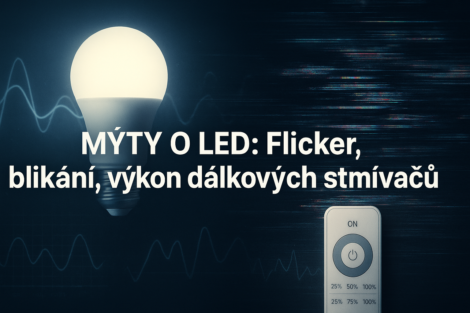 Mýty o LED: Flicker, blikání, výkon dálkových stmívačů