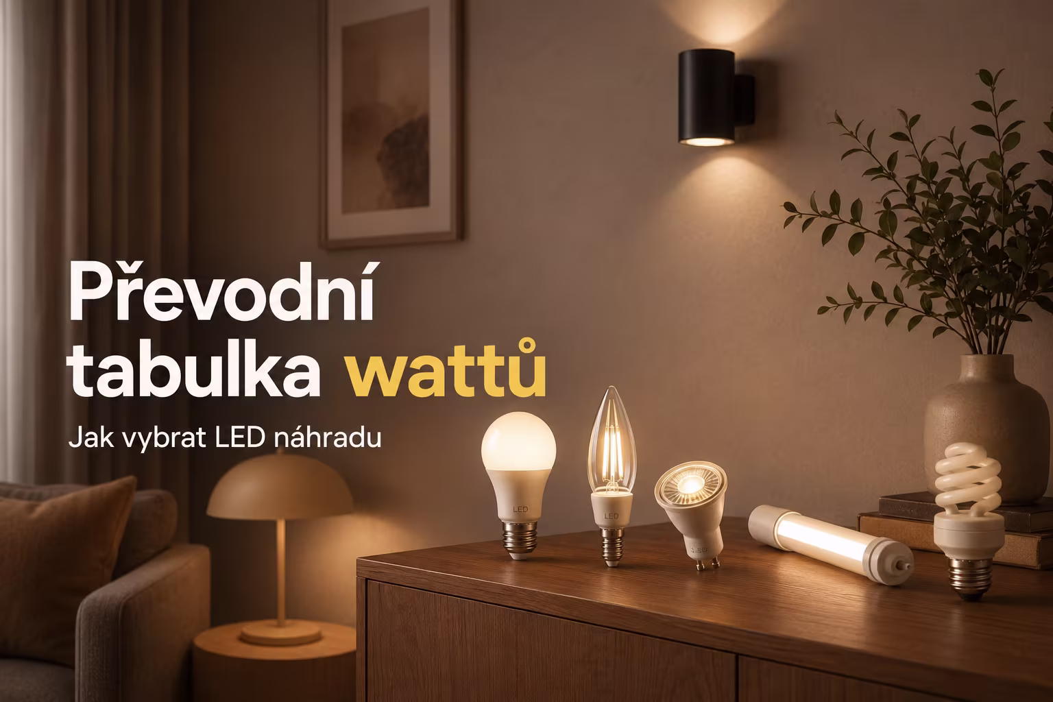 Převodní tabulka wattů