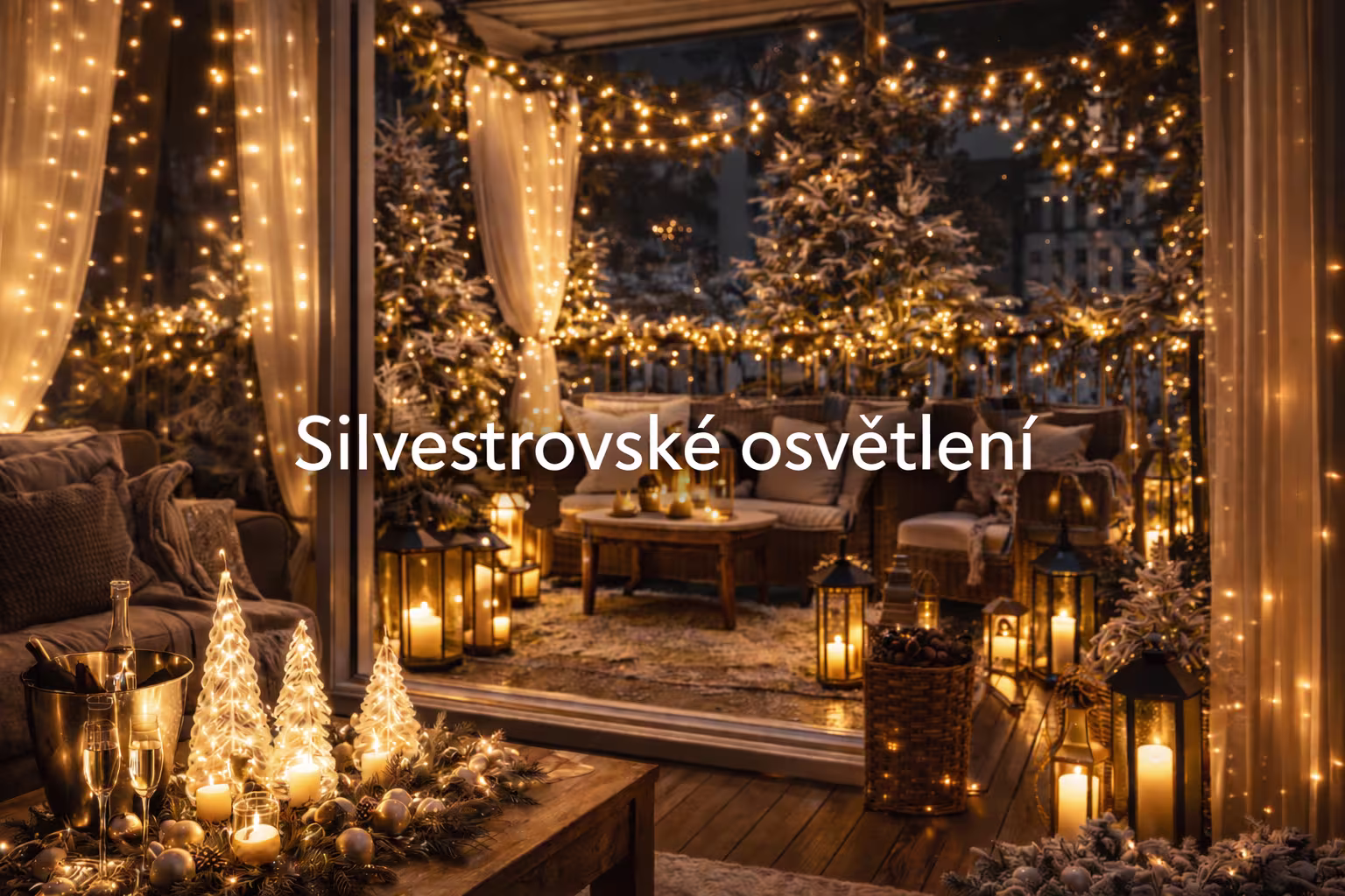Silvestrovské osvětlení