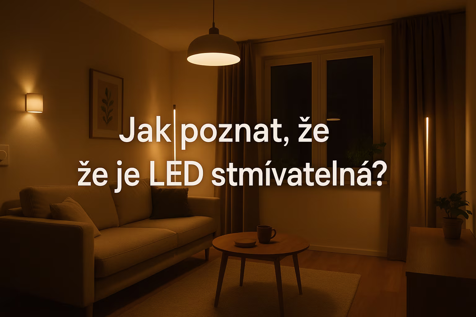 Jak poznat, že je LED stmívatelná