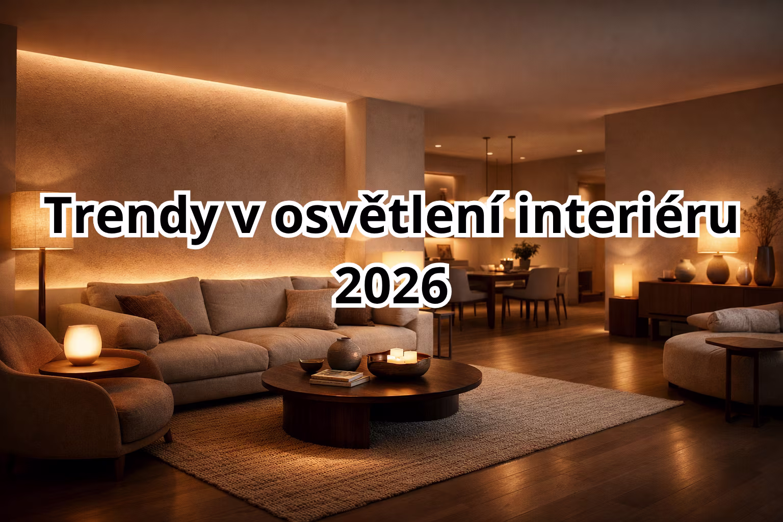 Trendy v osvětlení interiéru 2026
