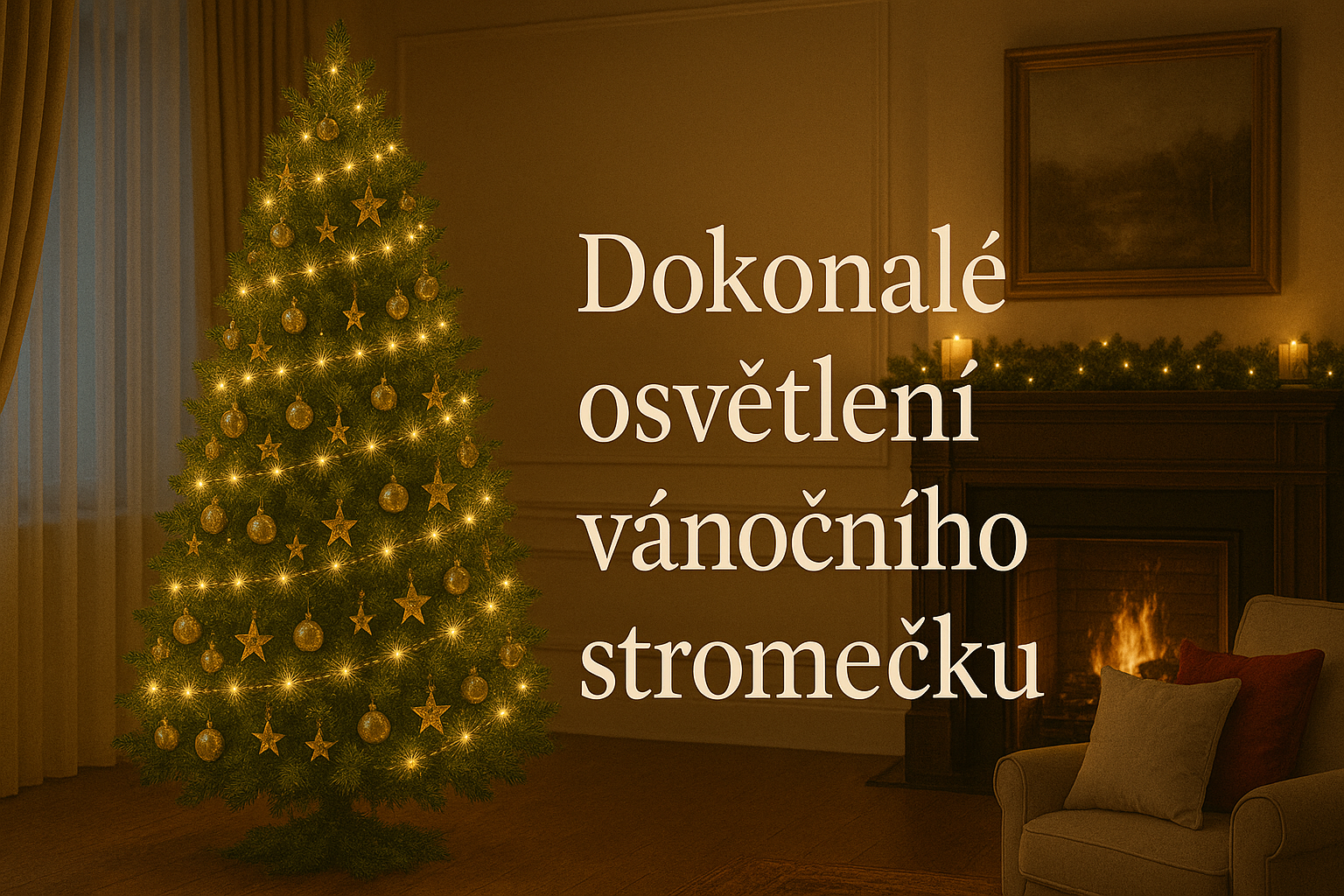 Dokonalé osvětlení vánočního stromečku: tipy pro zářivý stromek