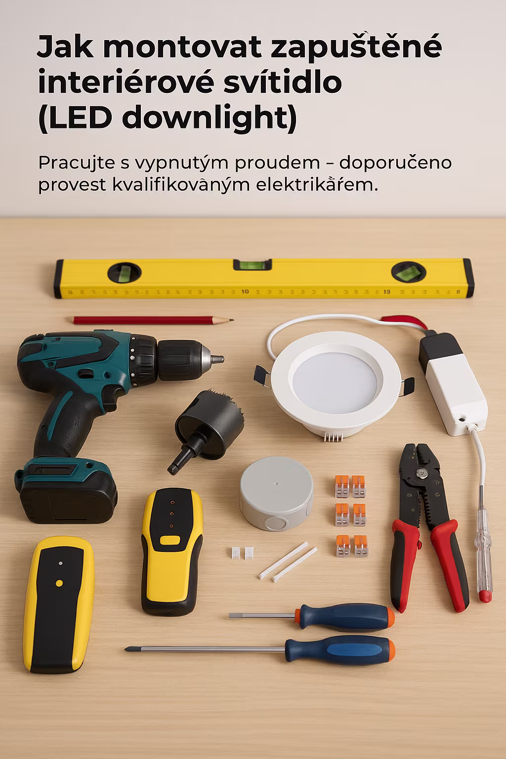 Jak namontovat zapuštěné interiérové svítidlo