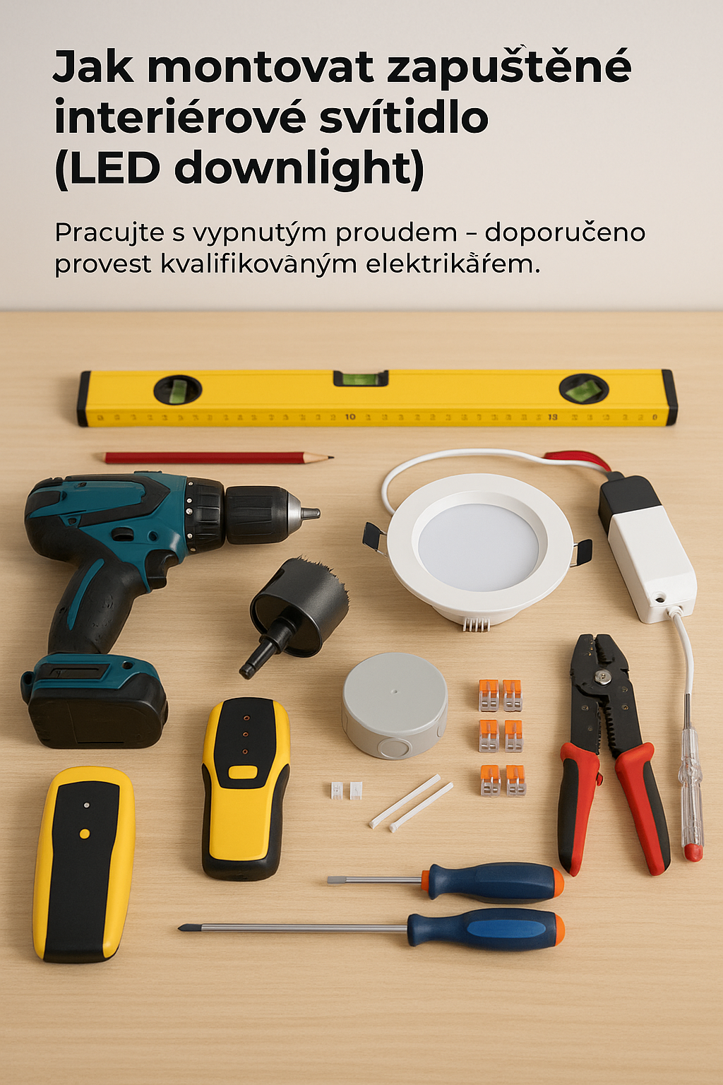 Jak namontovat zapuštěné interiérové svítidlo
