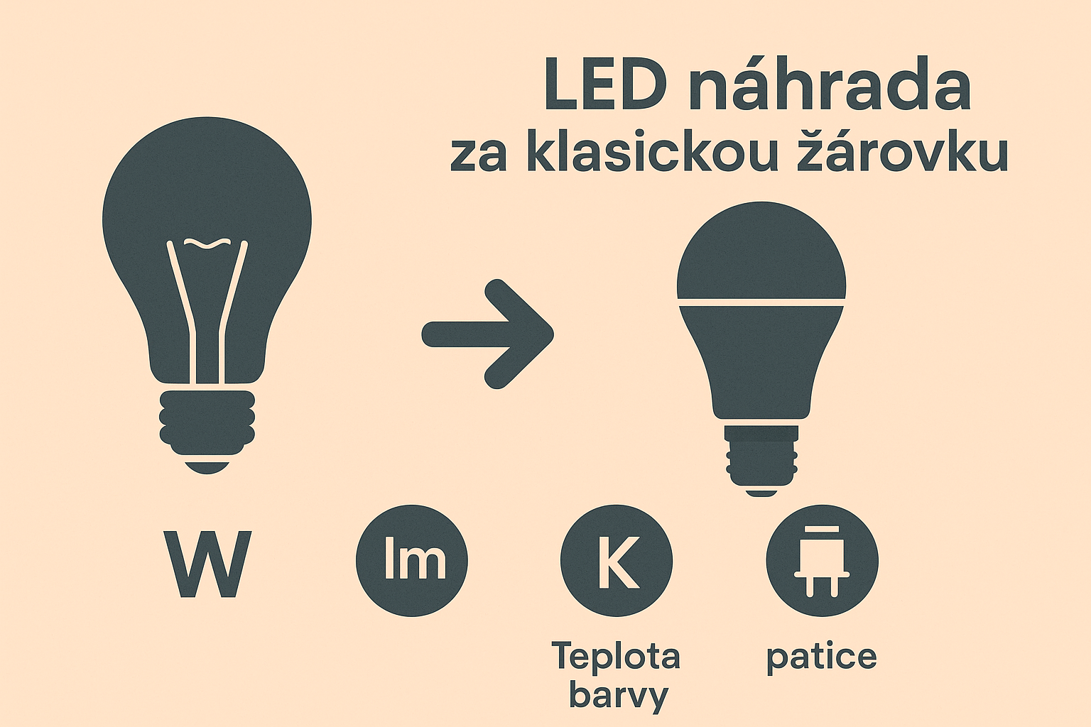 Jak najít správnou náhradu v LED za klasickou žárovku?