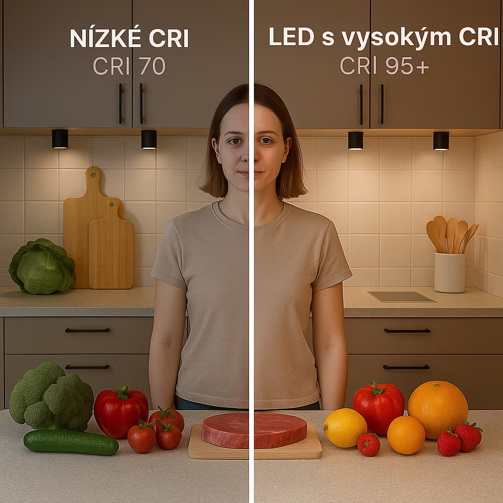 Porovnání CRI - low a high