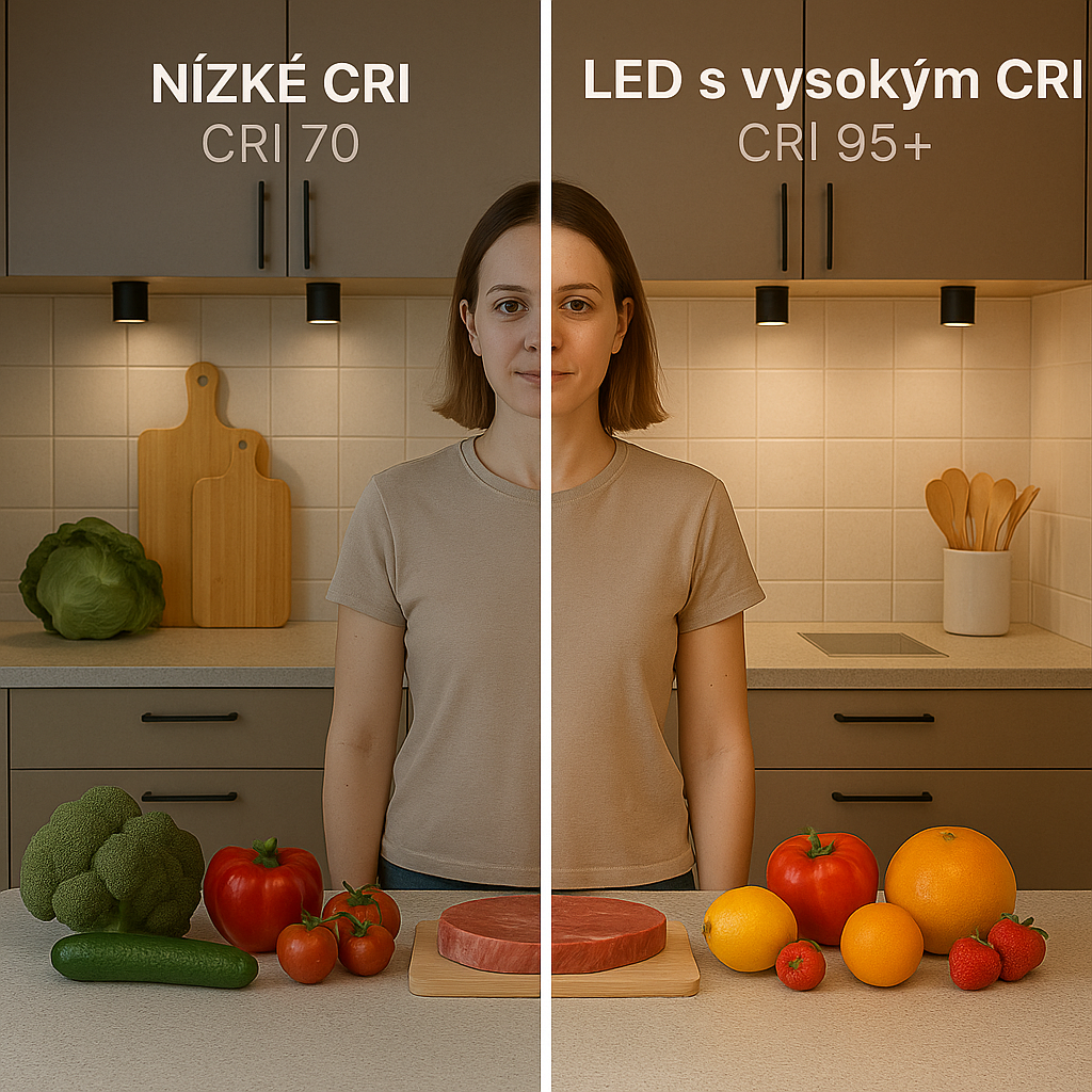 Porovnání CRI - low a high