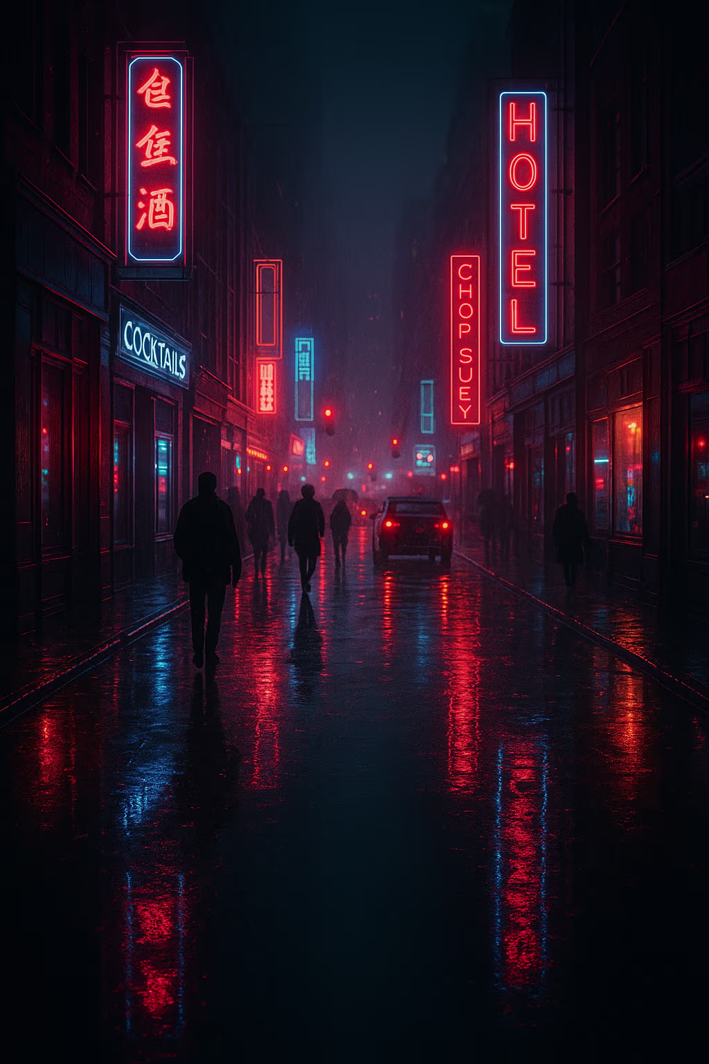 Umění - Neonové ulice