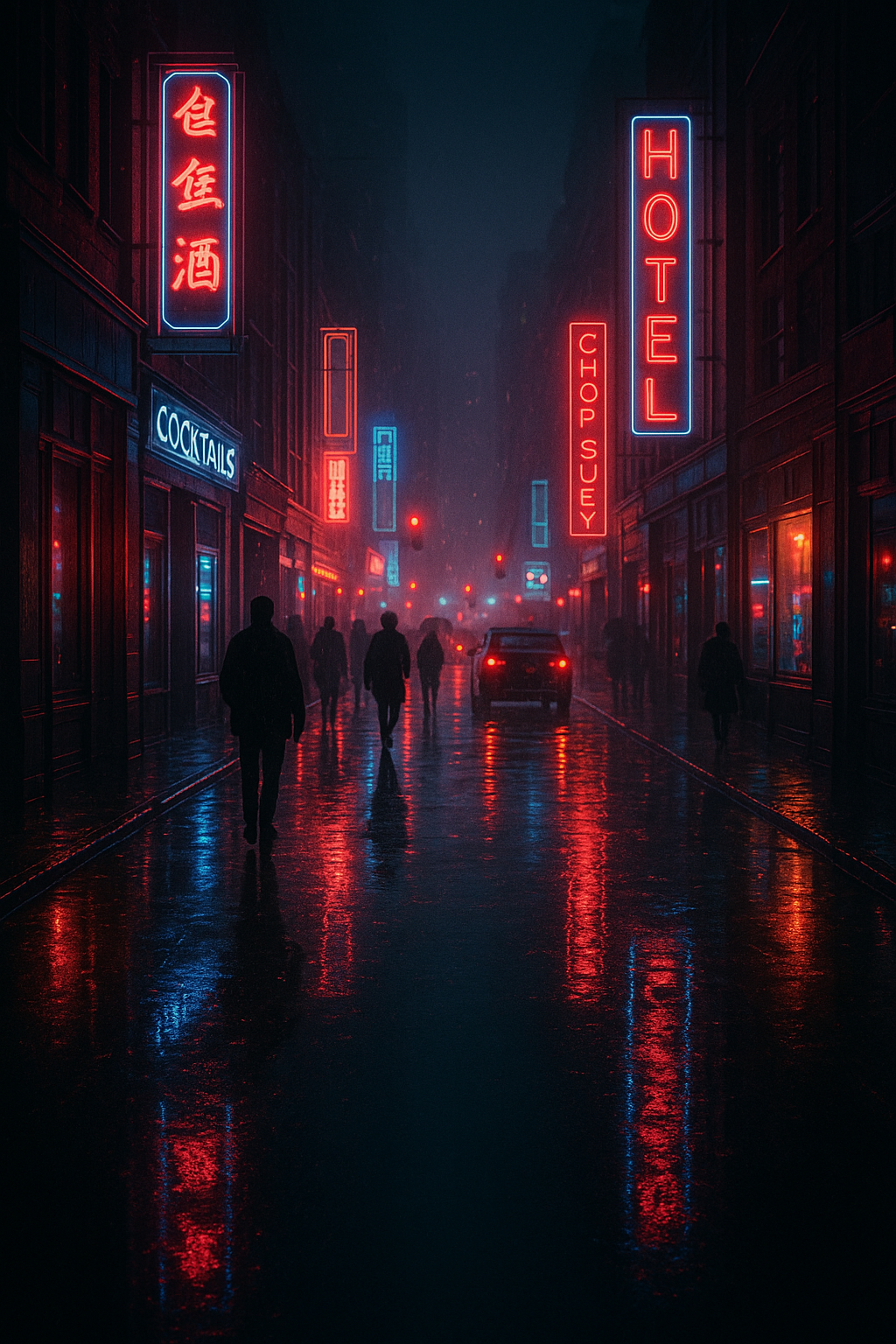 Umění - Neonové ulice