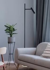 Stojací LED lampa ke křeslu