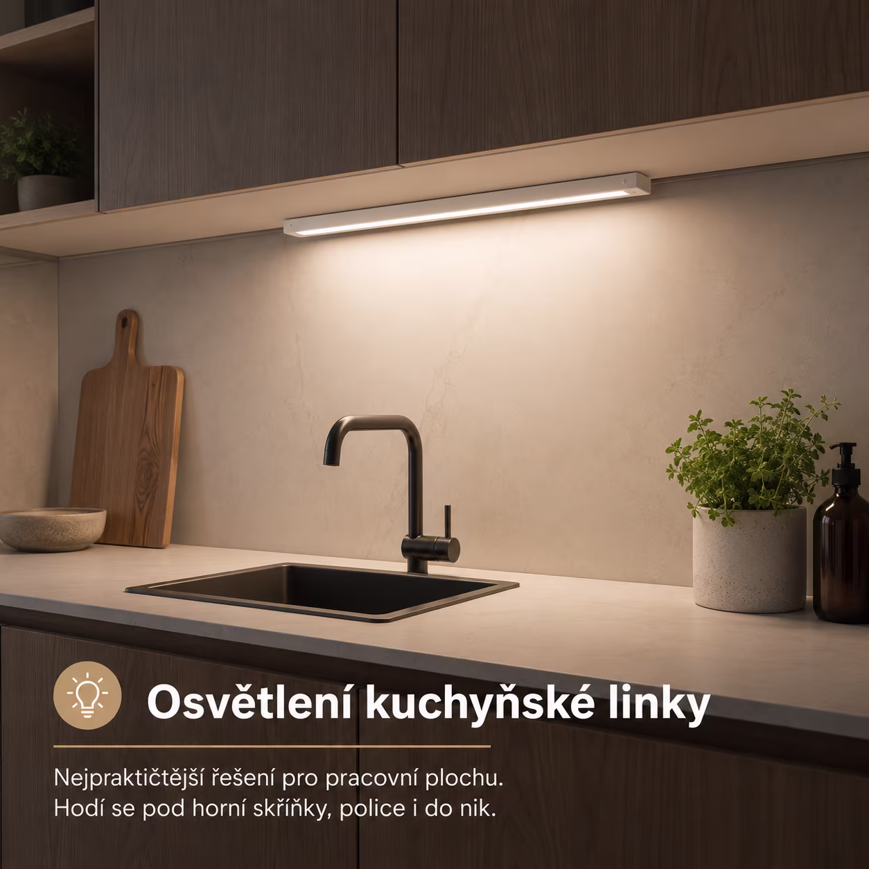 Osvětlení kuchyňské linky