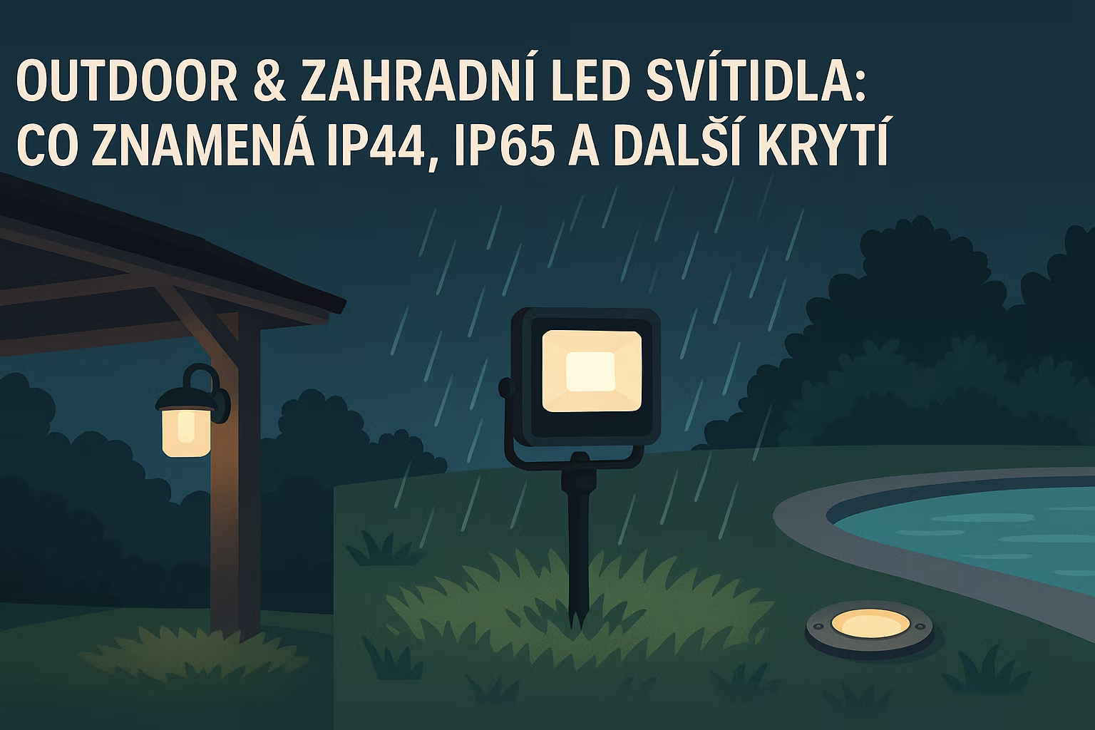 IP krytí venkovních svítidel