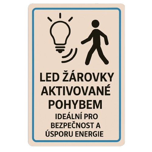 LED s pohybovým senzorem