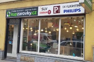 Prodejna svítidel a žárovek Sekaninova 64, Praha 2