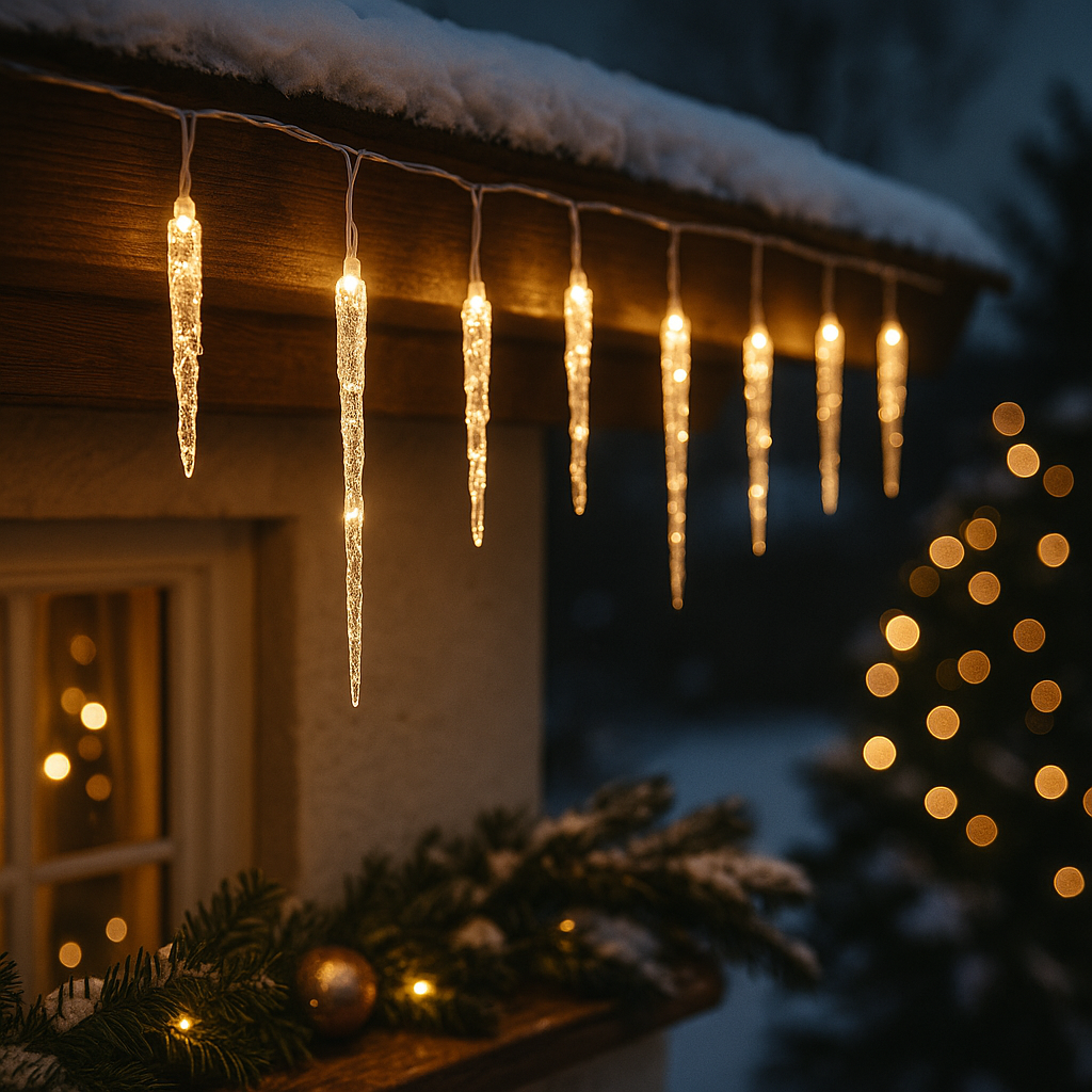 Vánoční rampouchy a krápníky