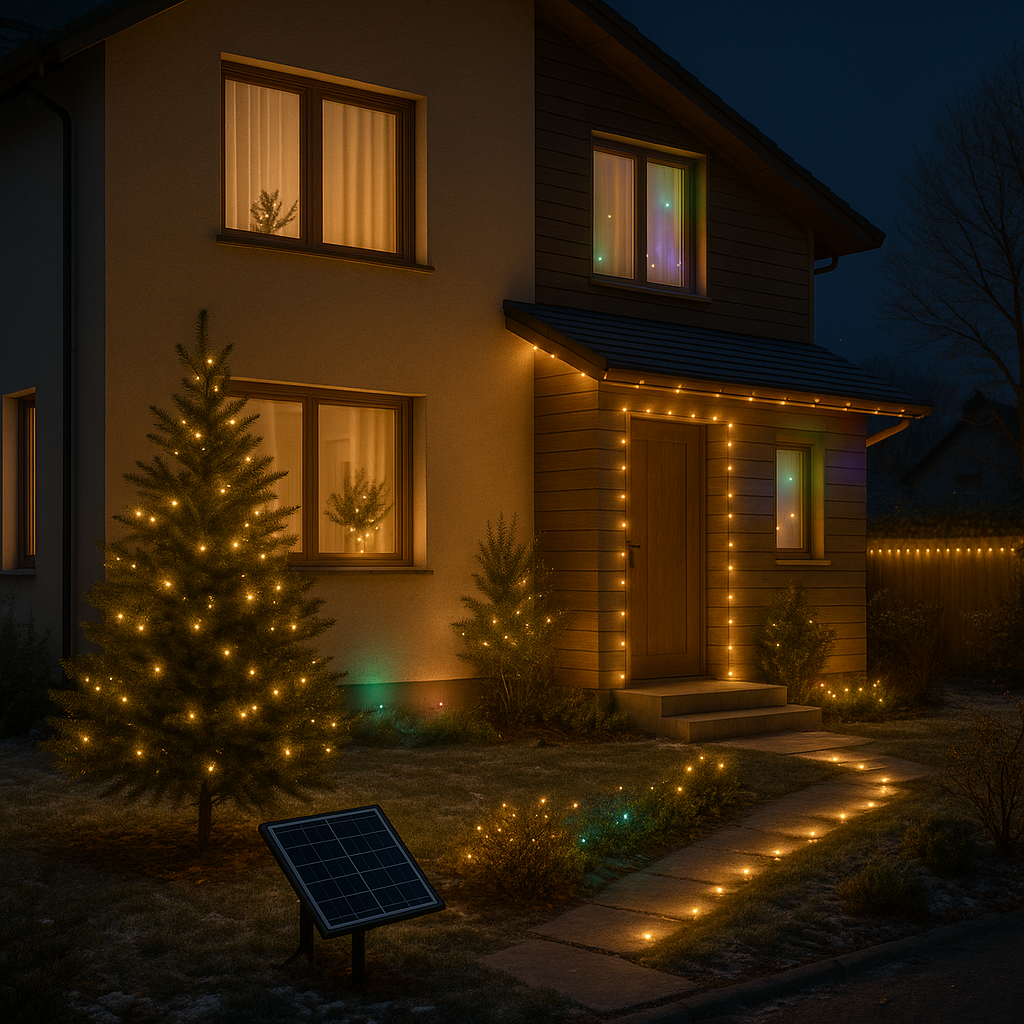 Vánoční chytré osvětlení - ekologie