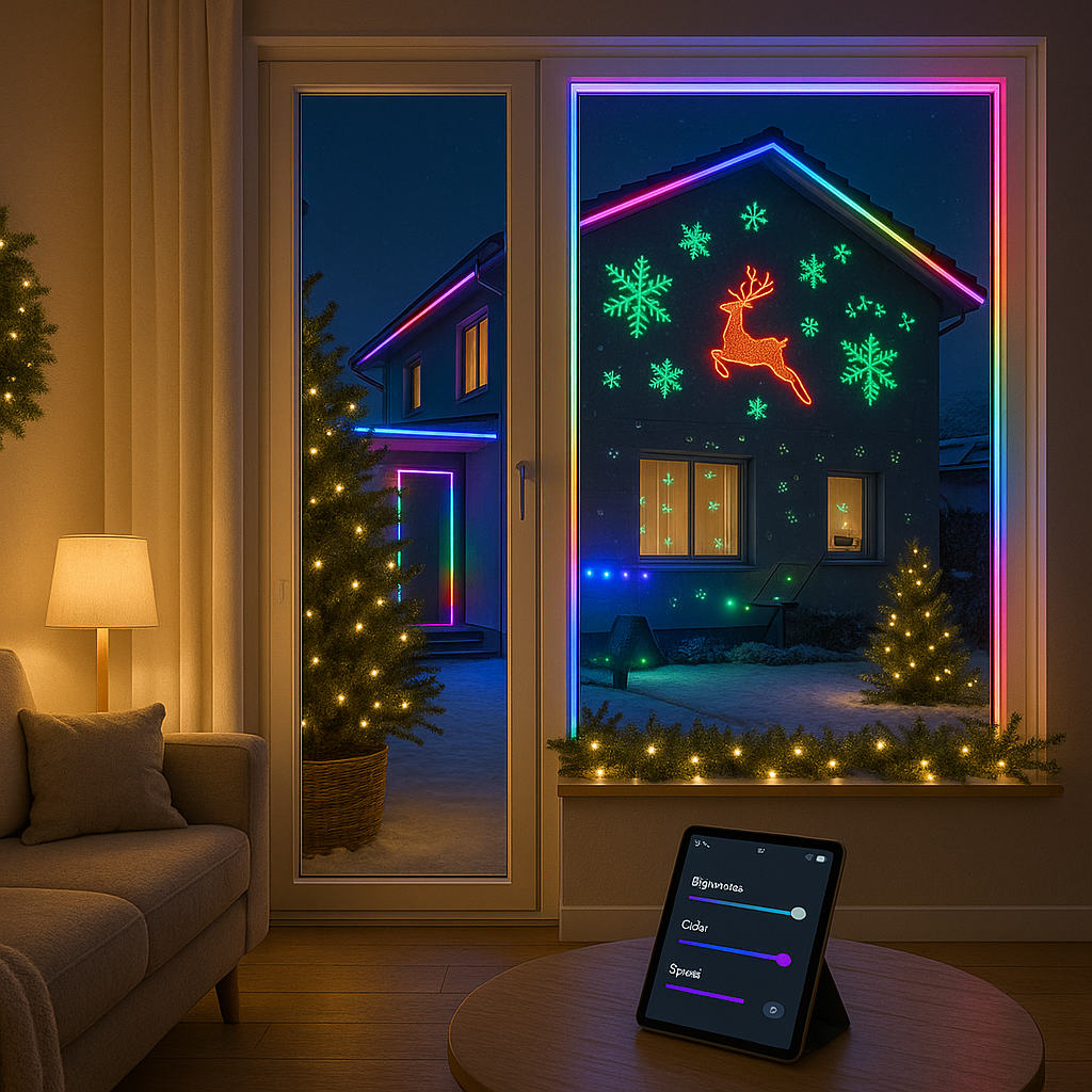 Vánoční chytré osvětlení - 2025