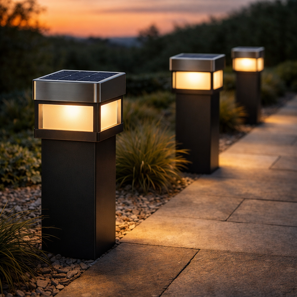 Solární stojací lampy