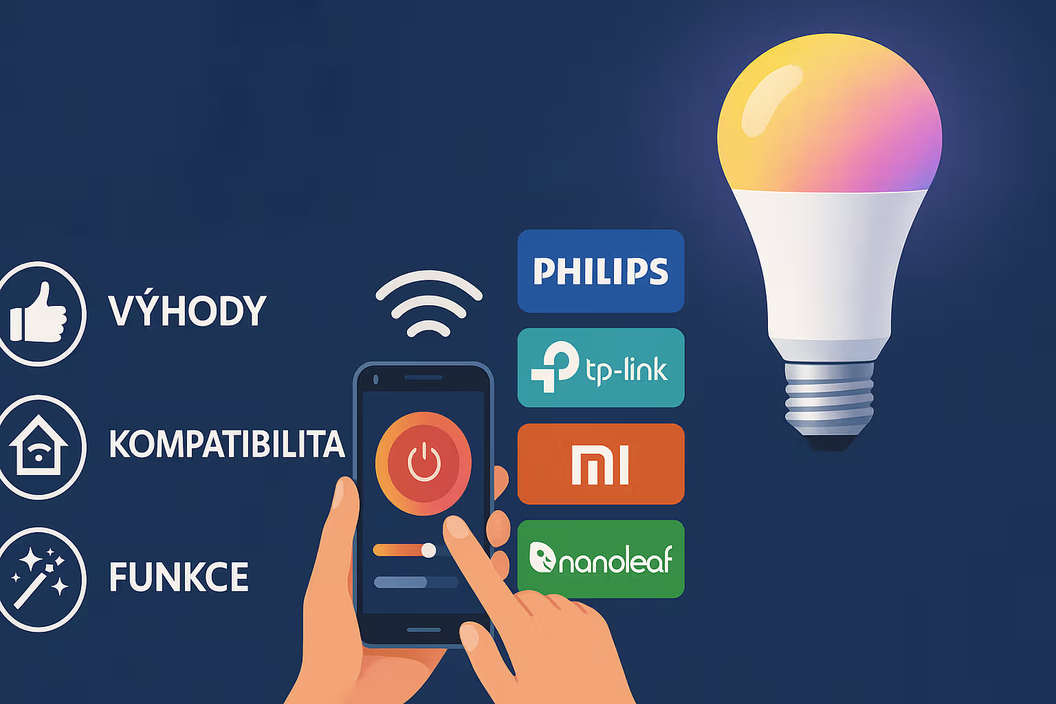 Rozdíly v technologiích Smart svítidel