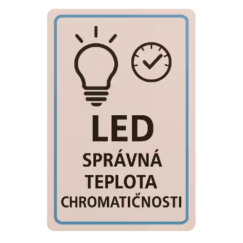 LED správná teplota chromatičnosti