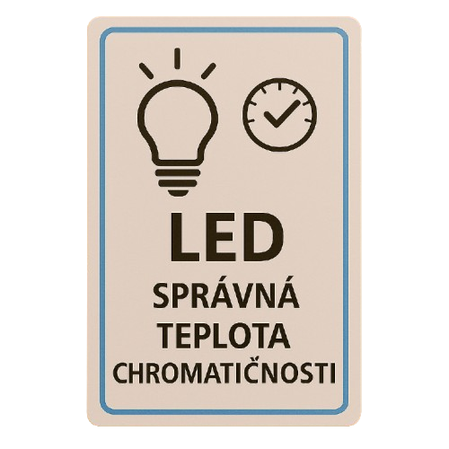 LED správná teplota chromatičnosti