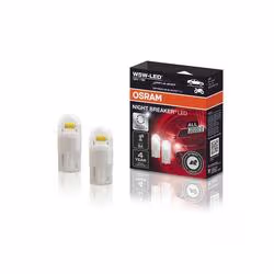 LED autožárovky W5W s homologací