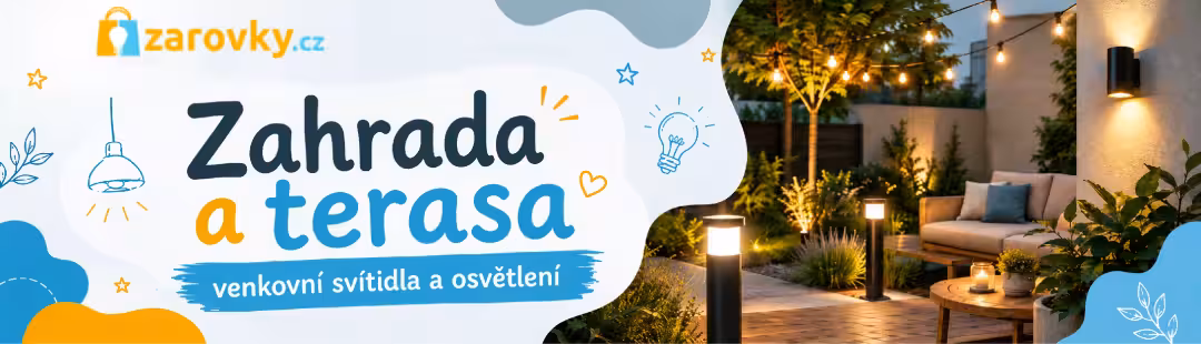 Osvětlení zahrady a terasy
