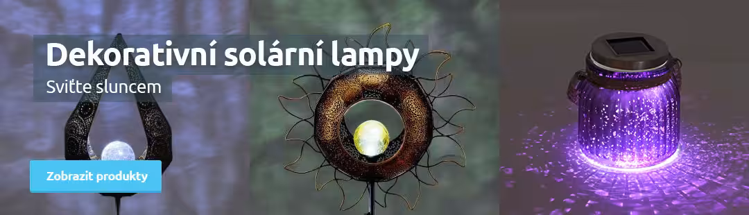 Dekorativní solární lampy