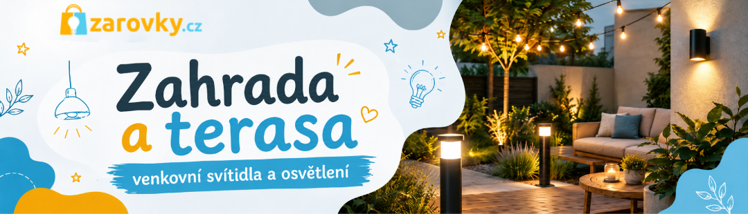 Osvětlení zahrady a terasy