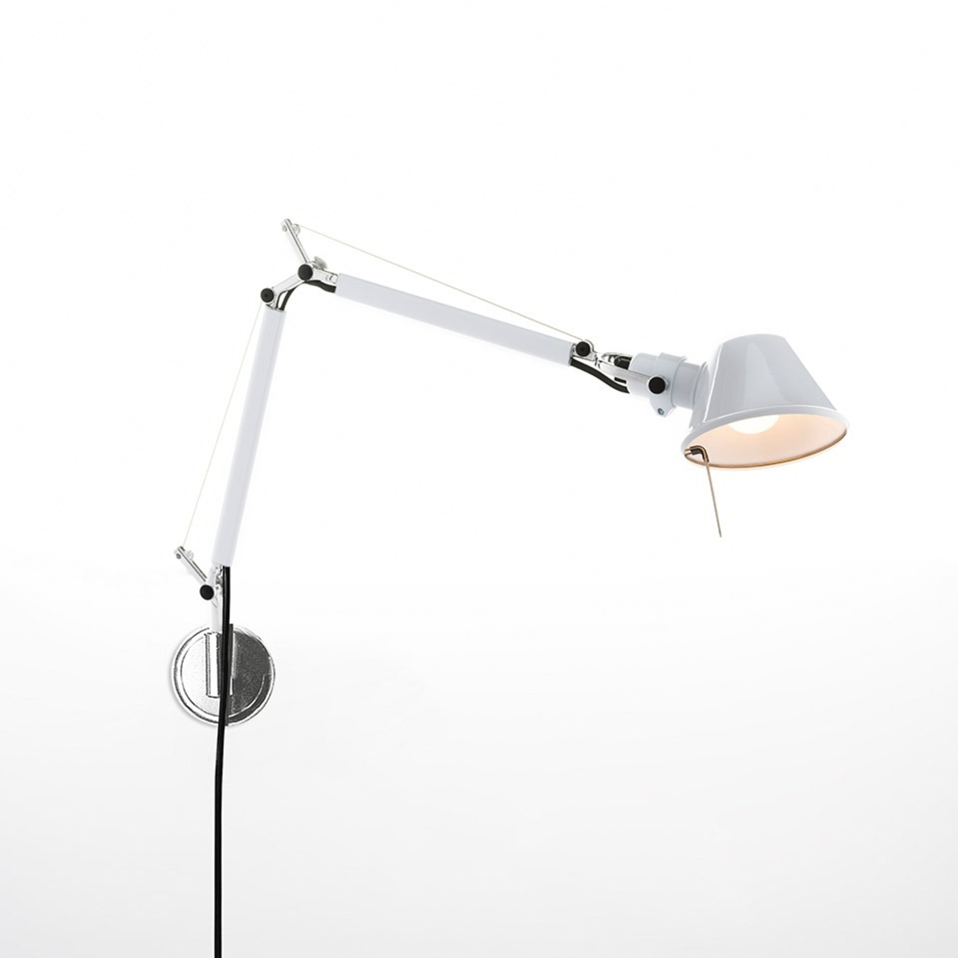Levně Artemide nástěnné a stolní svítidlo Tolomeo Micro 5 W E14 bílá tělo lampy bez základny