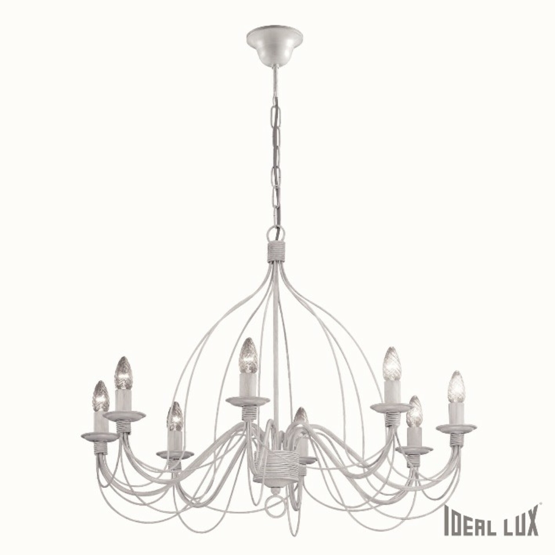 Ideal Lux CORTE SP8 BIANCO ANTICO SVÍTIDLO ZÁVĚSNÉ 005898
