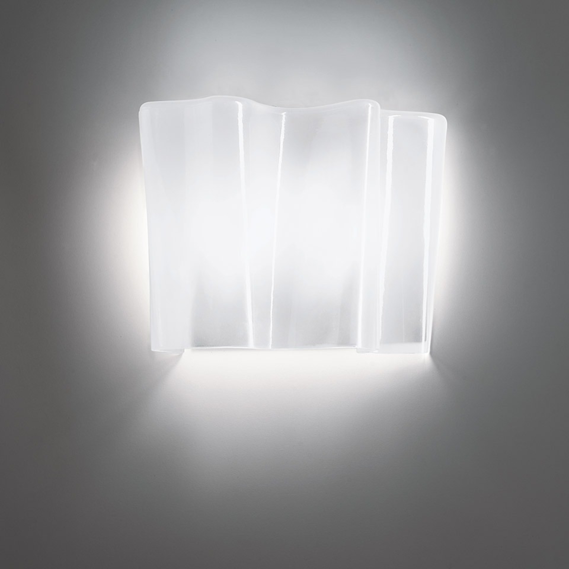 Levně Artemide nástěnné svítidlo Logico Wall Fumè E27 2x max 12W