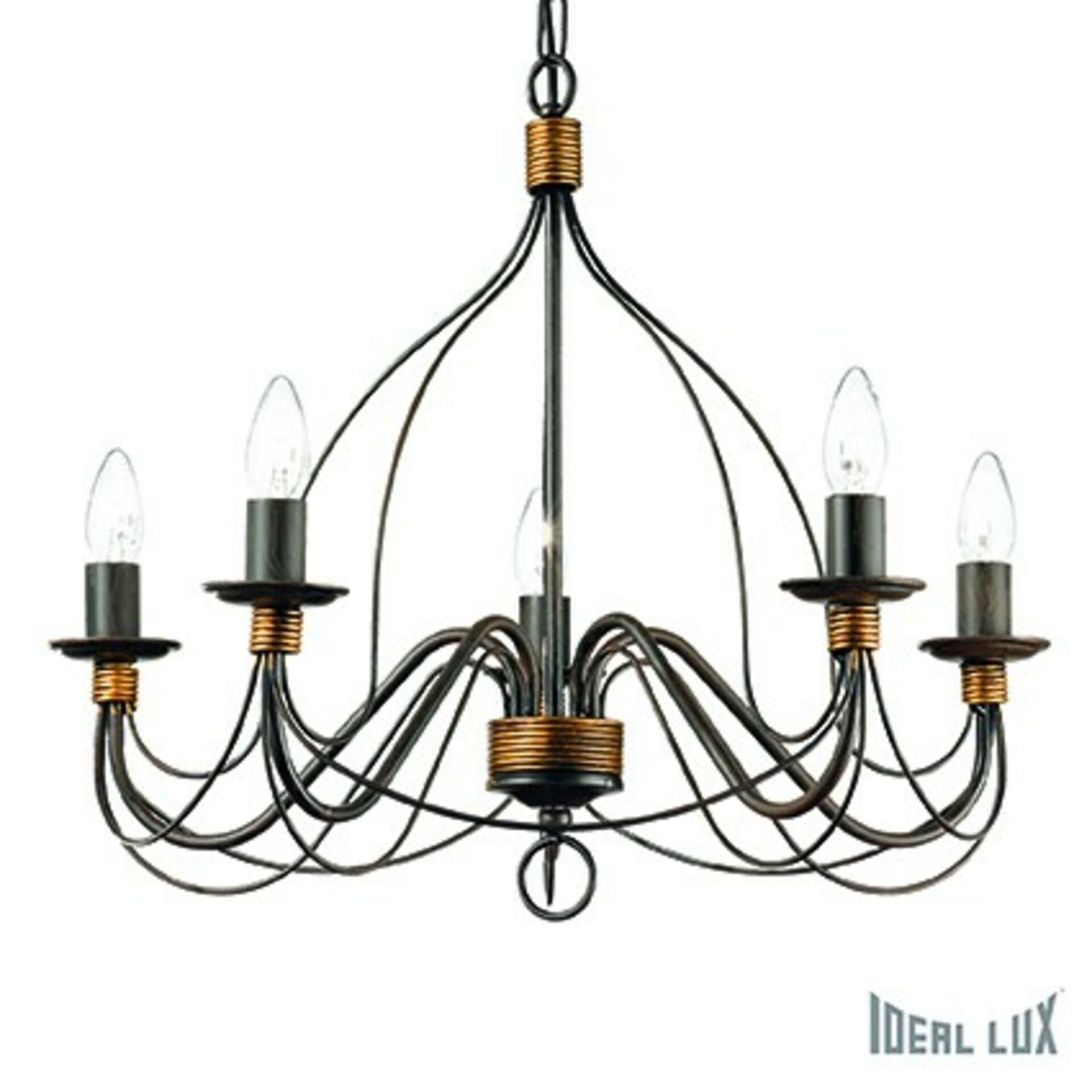 Ideal Lux CORTE SP5 RUGGINE SVÍTIDLO ZÁVĚSNÉ 057187