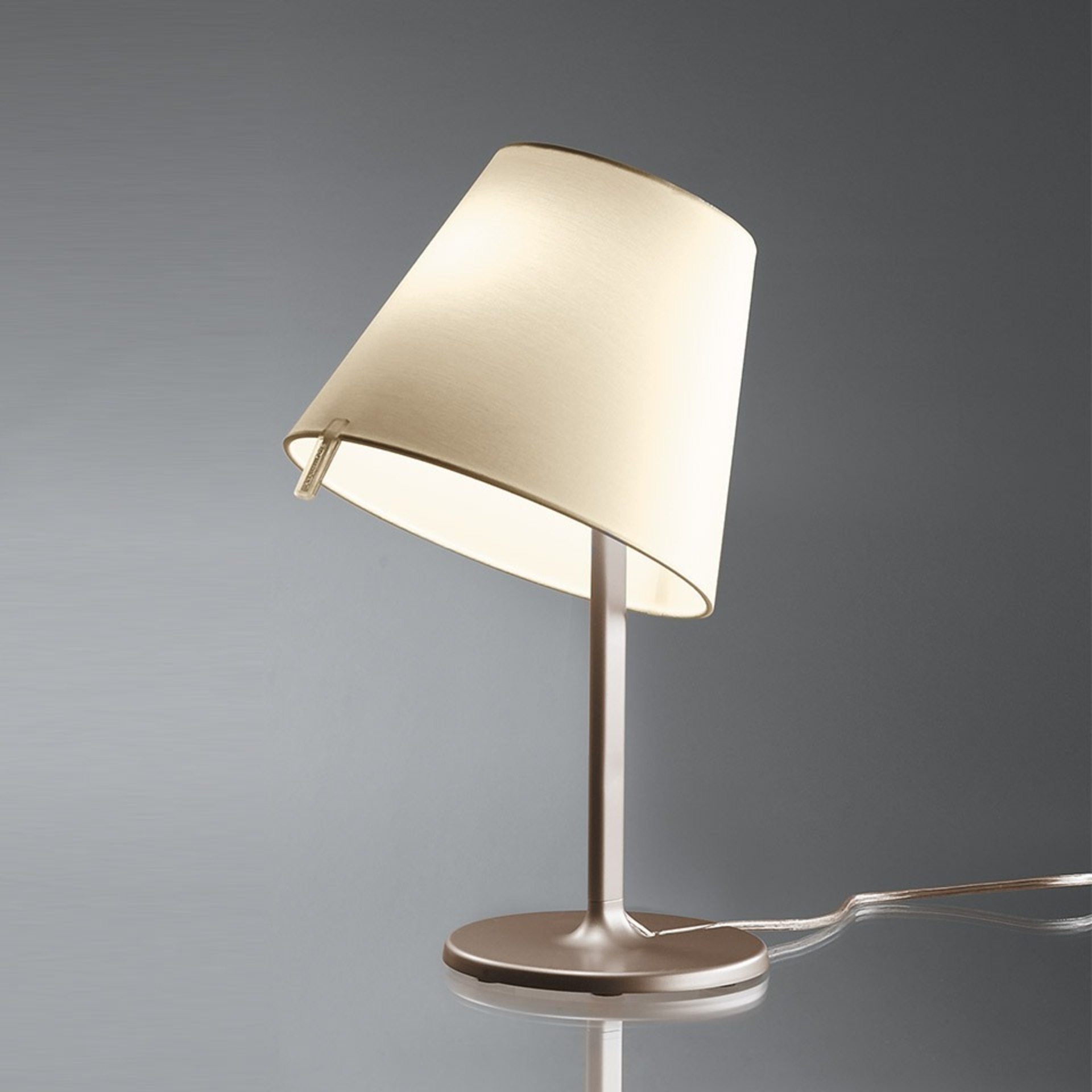 Levně Artemide stolní lampa Melampo Notte E14 max 6 W bronz Ecrù