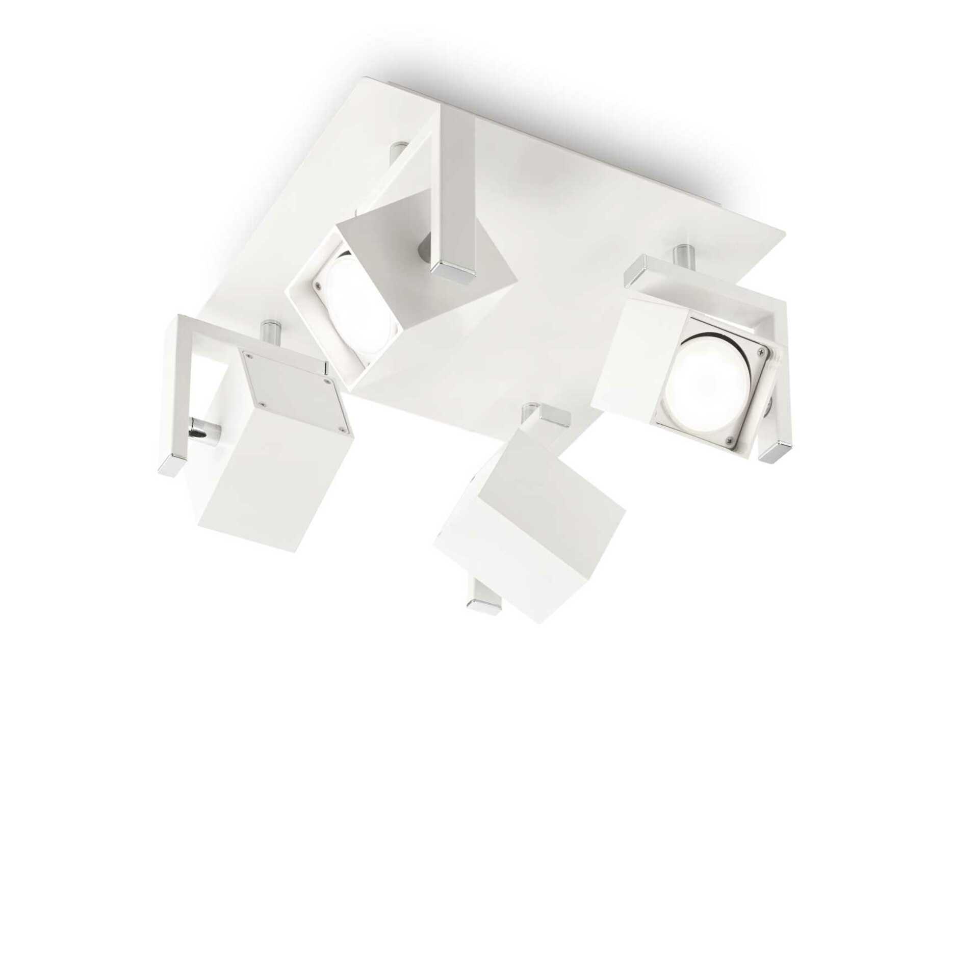Levně Bodové stropní svítidlo Ideal Lux Mouse PL4 bianco 073583 4x50W bílé
