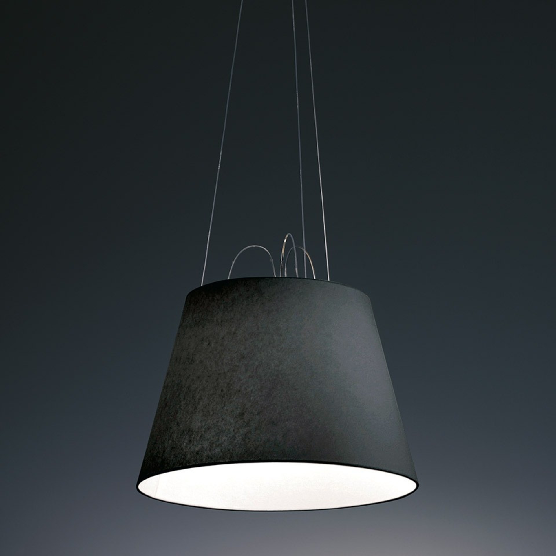Levně Artemide závěsné svítidlo Tolomeo Mega E27 21W Design Collection černá bez stínítka