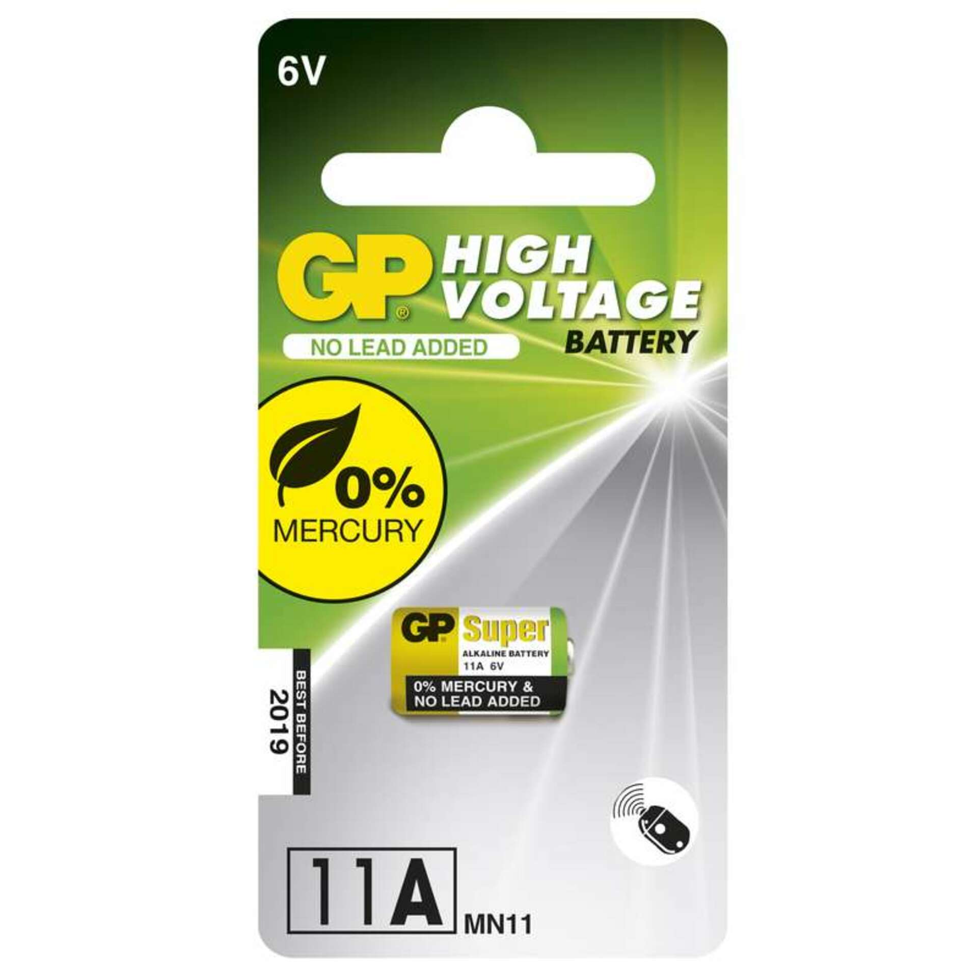 Levně GP Batteries GP Alkalická speciální baterie GP 11AF, blistr 1021001111
