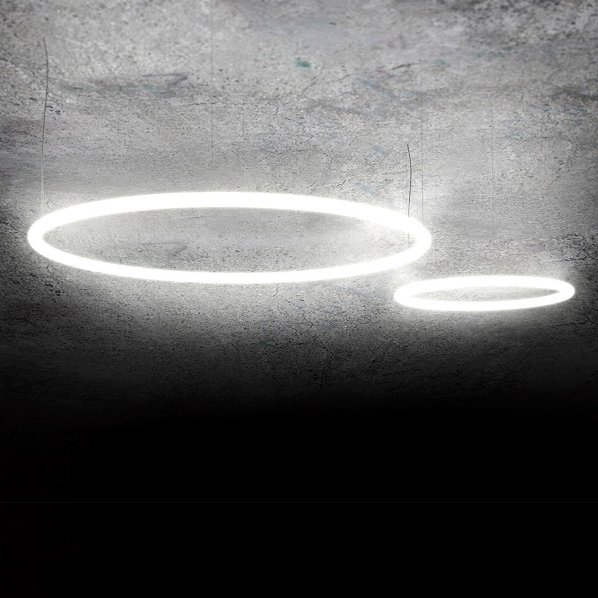 Levně Artemide závěsné LED svítidlo Alphabet of Light Circular 90, 44 W, 220-240 V, stmívatelné, App