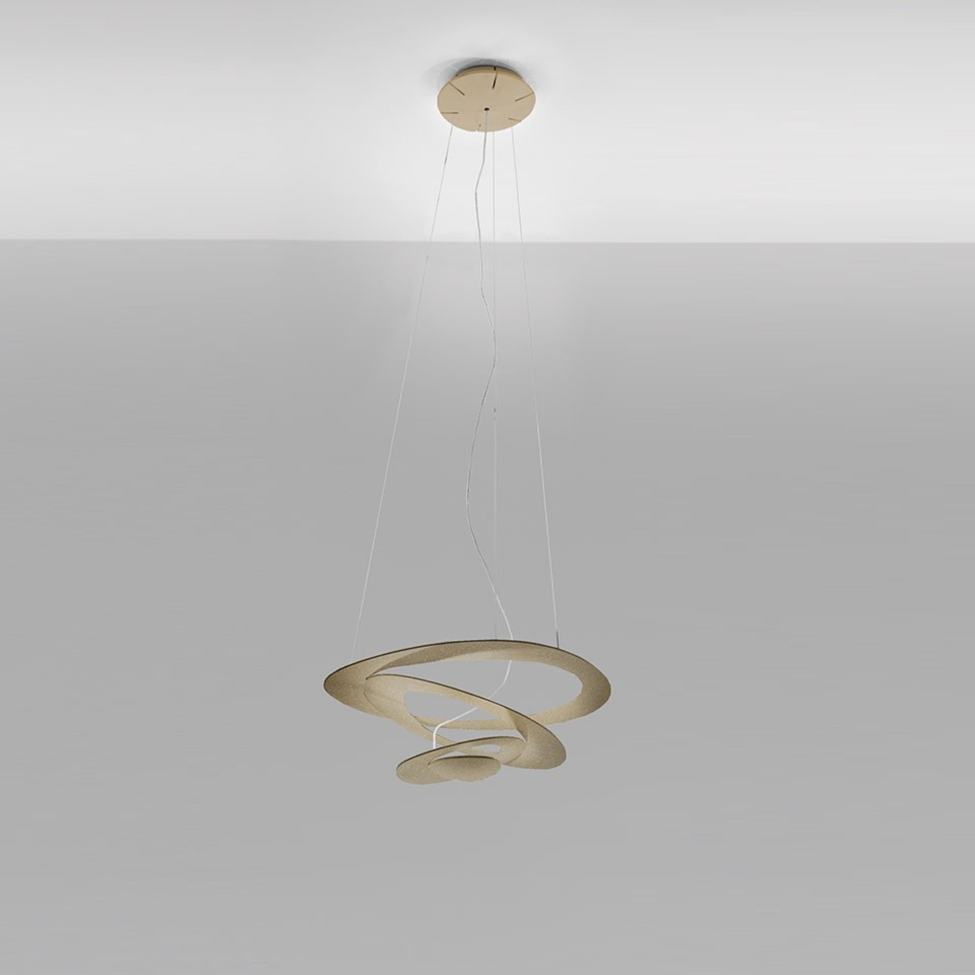Levně Artemide závěsné svítidlo Pirce Micro LED 27 W 3000K stmívatelné zlaté