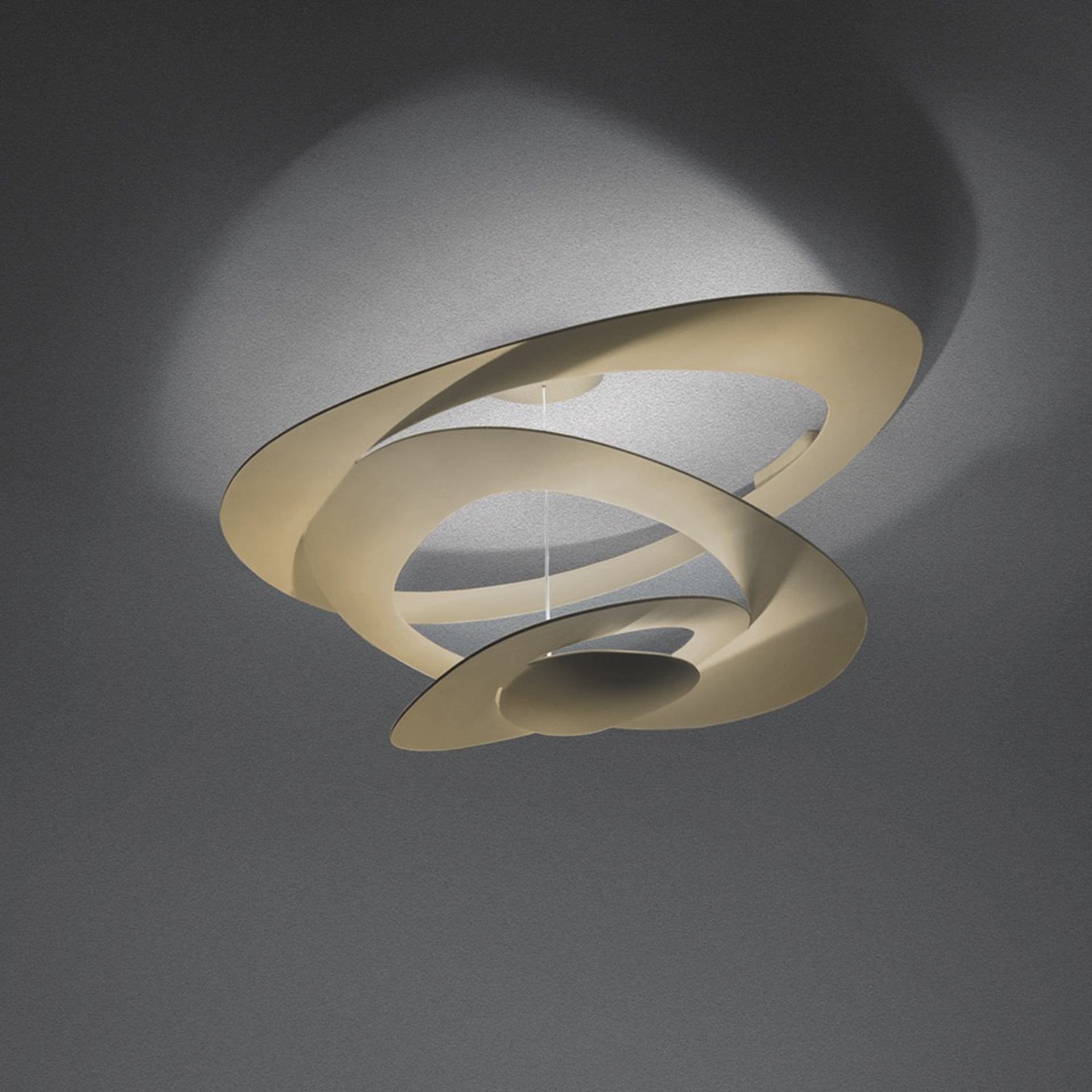 Levně Artemide stropní LED svítidlo Pirce 44 W 3000K stmívatelné zlaté