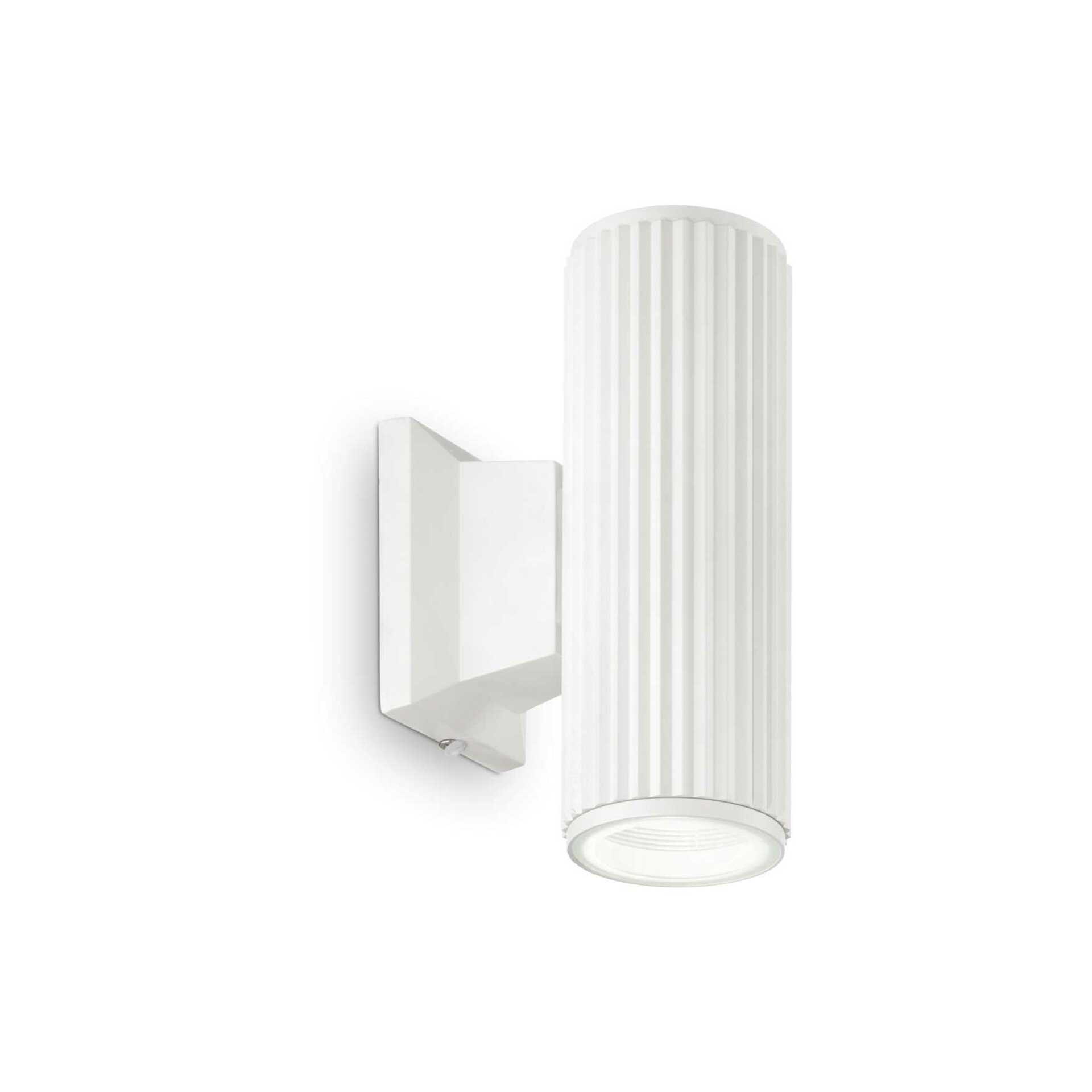 Venkovní nástěnné svítidlo Ideal Lux Base AP2 bianco 129457 bílé IP44  