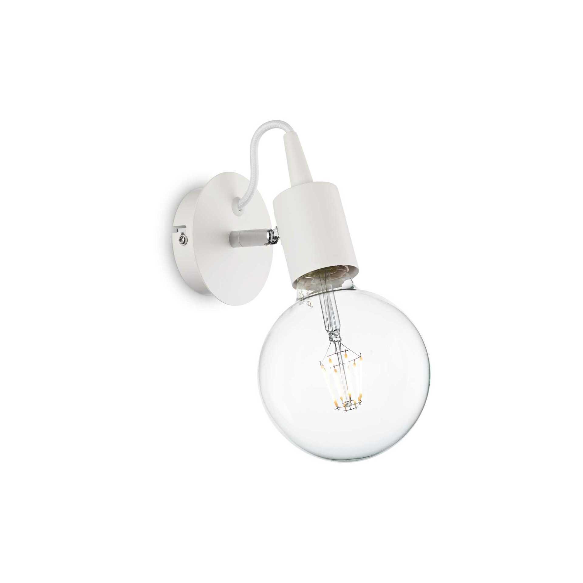 Nástěnné svítidlo Ideal Lux Edison AP1 bianco138374 bílé