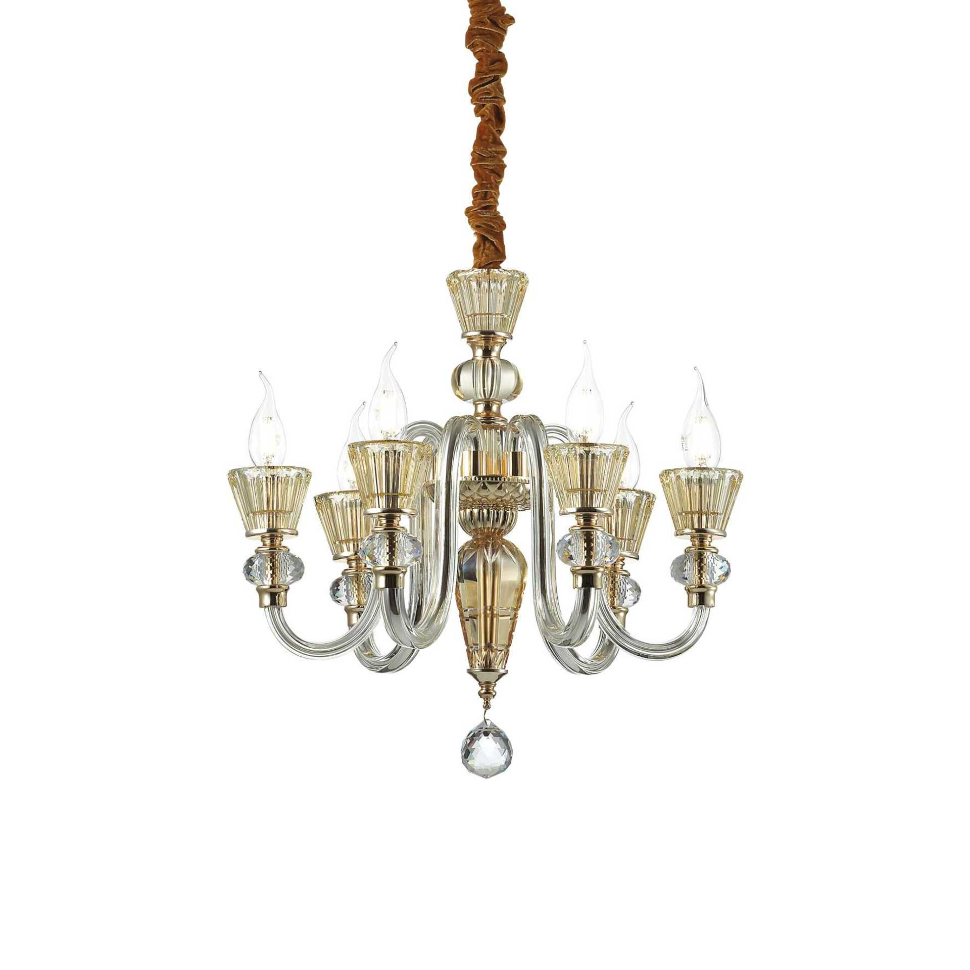 Závěsný lustr Ideal Lux Strauss SP6 140605