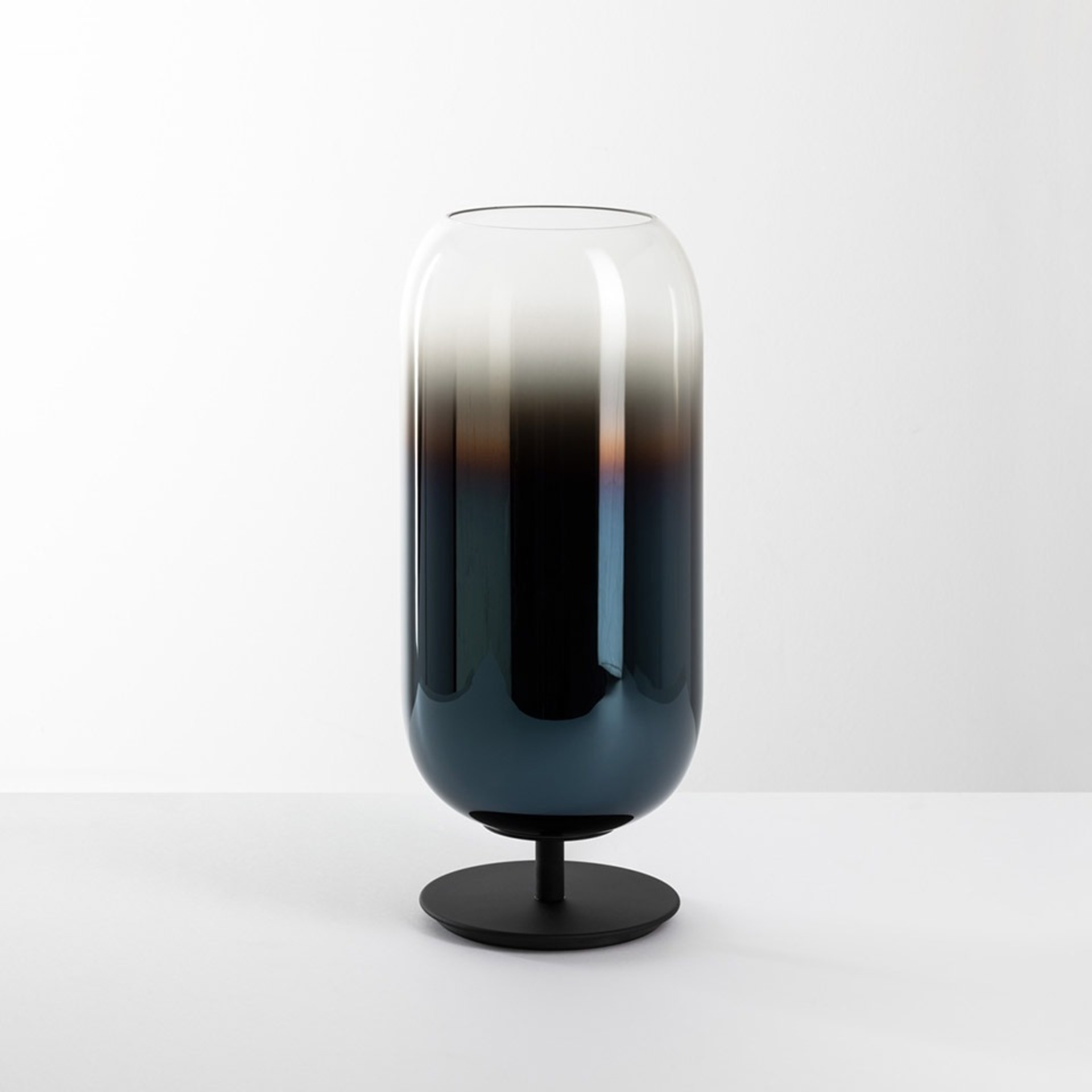 Levně Artemide stolní lampa Gople E27 max. 20 W Design Collection černá/modrá