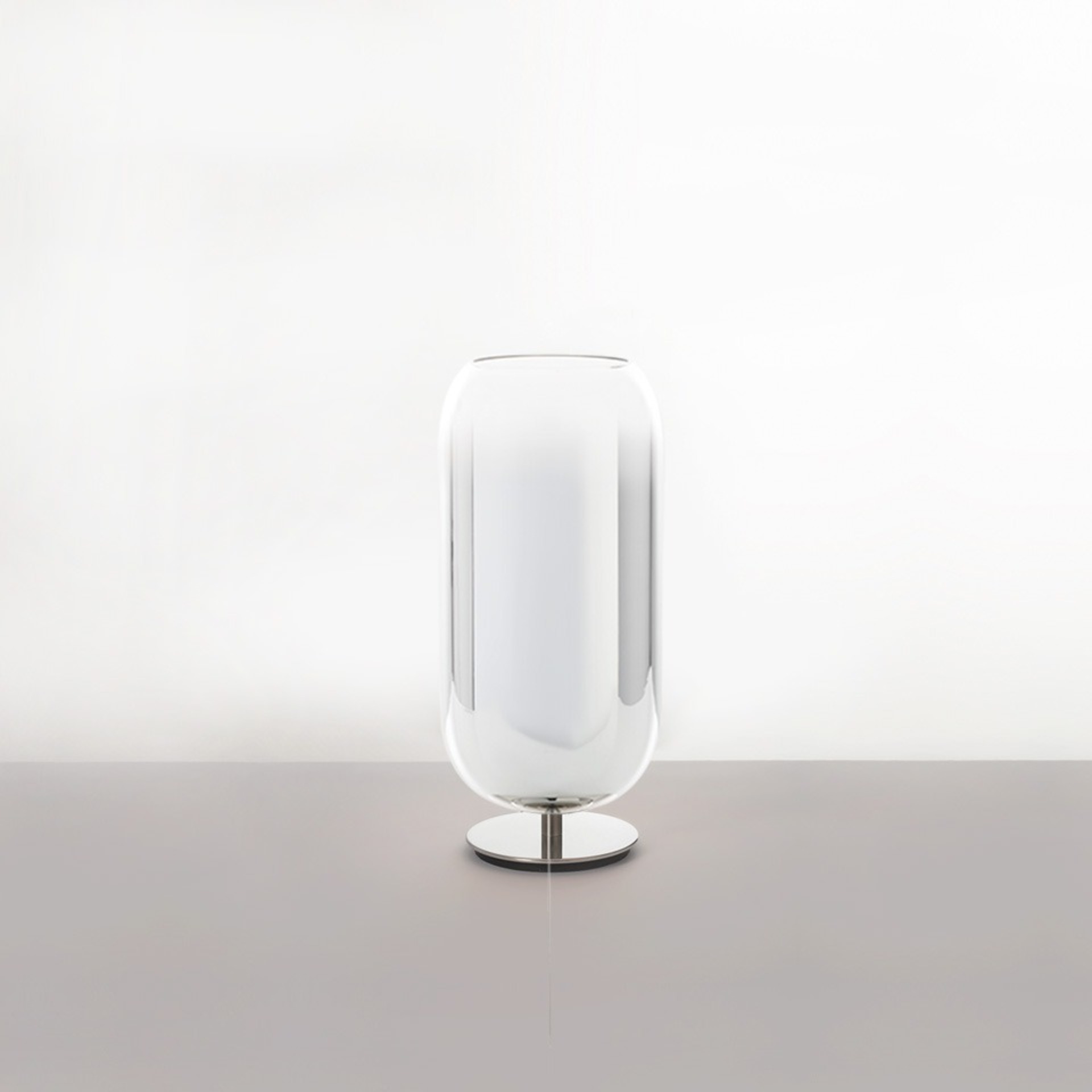 Levně Artemide stolní lampa Gople Mini E14 Design Collection stříbrná